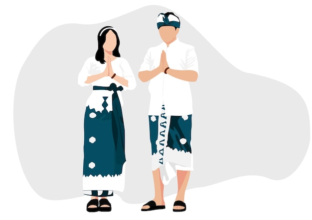 Vector clothes of bali