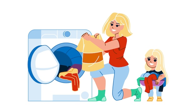 Clothes dryer vector