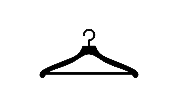 Clothes hanger icon, outline style