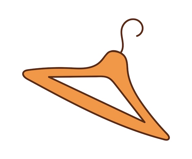 Clothes hanger icon Vector illustration