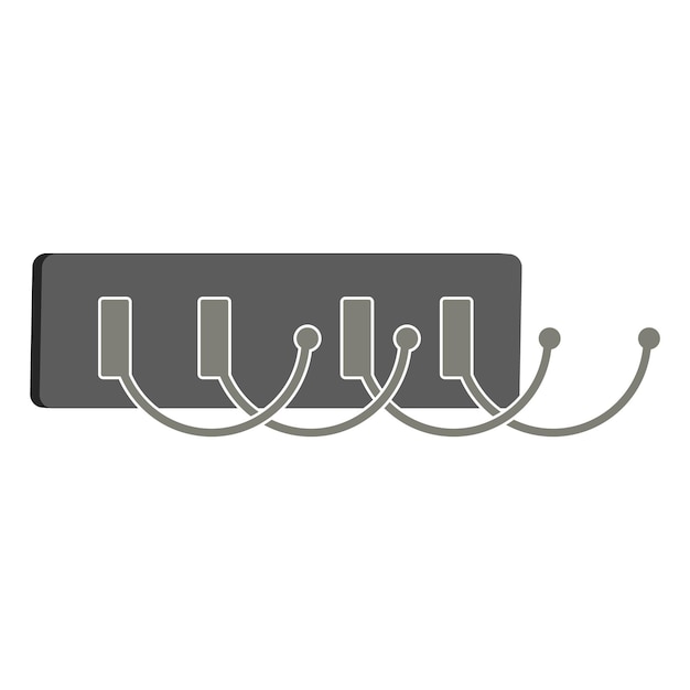 Clothes hanger vector element design