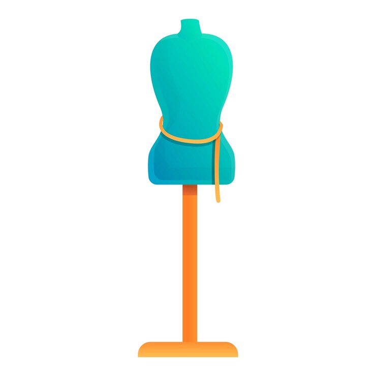 Vector clothes mannequin icon cartoon of clothes mannequin vector icon for web design isolated on white background