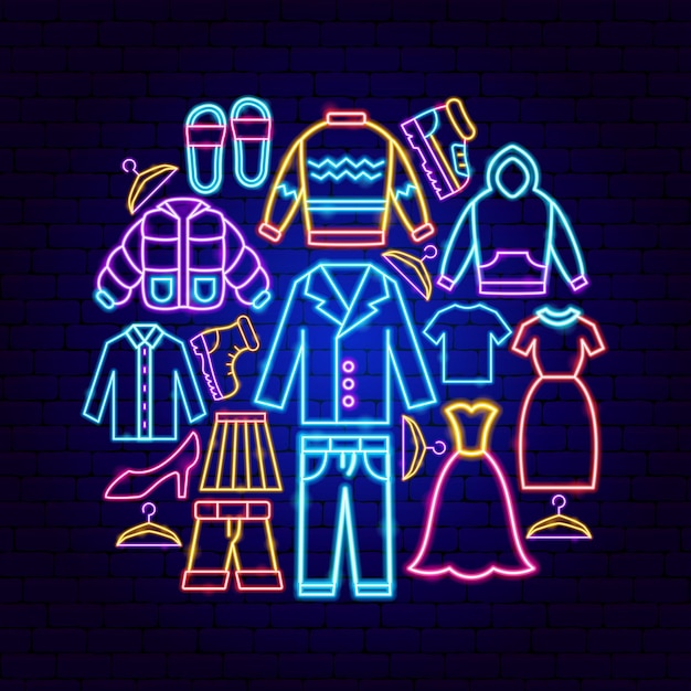Clothes Neon Concept