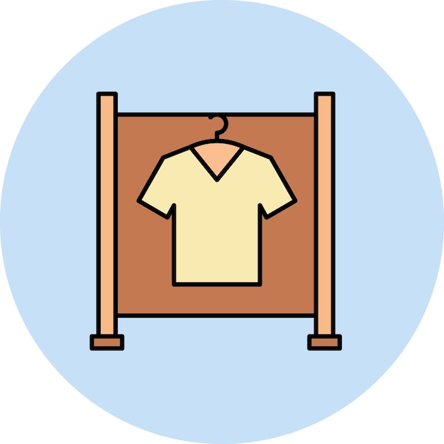 Clothes Rack icon vector image Can be used for Interior