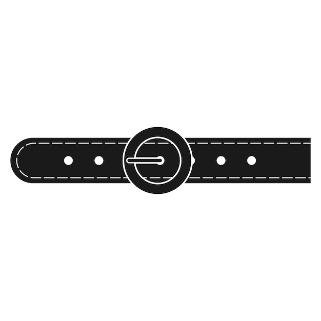 Clothing belt icon