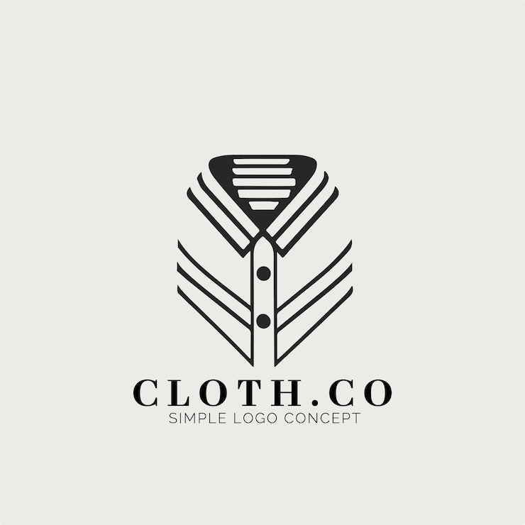 Vector 회사 및 브랜딩을 위한 의류 부티크 로고 개념