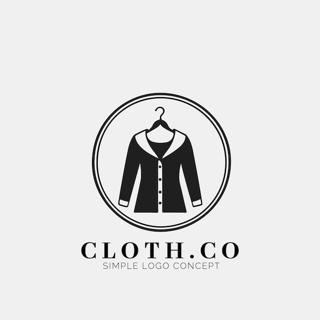 Clothing boutique logo concept for company and branding