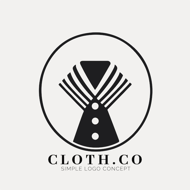 Clothing boutique logo concept for company and branding