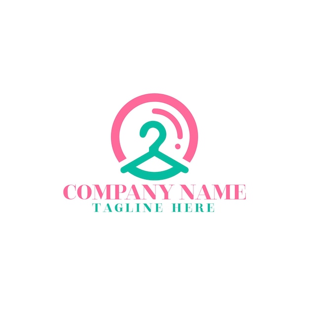 Design del logo dell'abbigliamento del marchio di abbigliamento