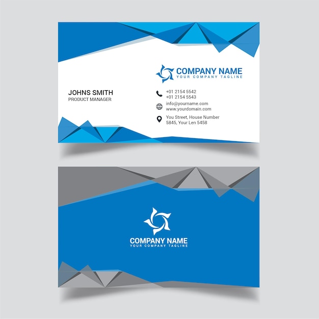 Clothing company business card template