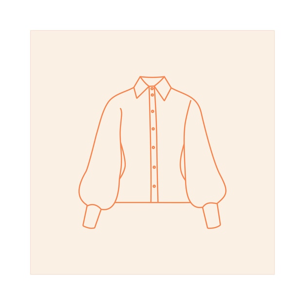 Vector clothing icon illustration