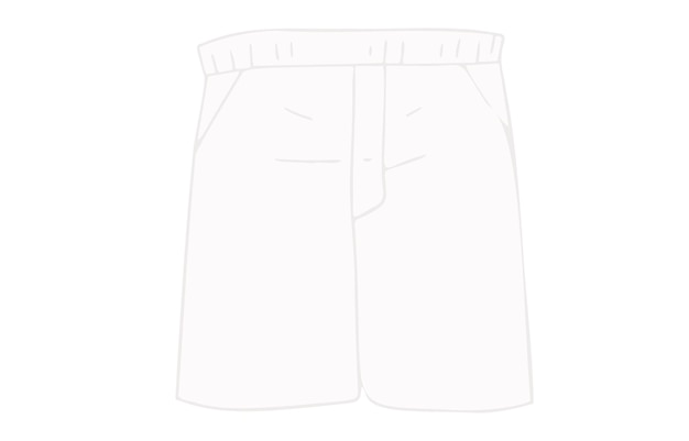 Vector clothing material training wear shorts