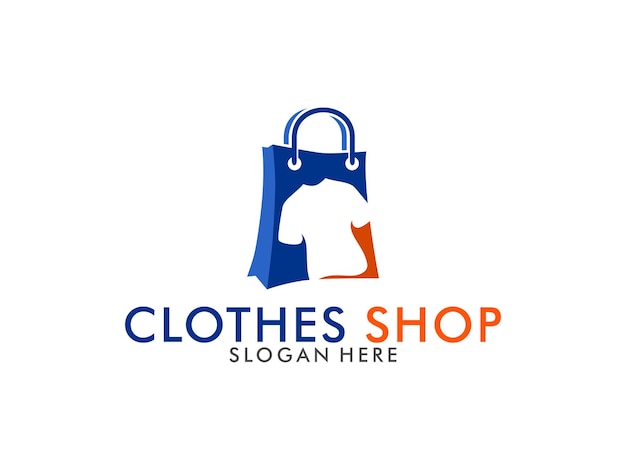 clothing store logo design inspiration Cloth Shop logo Clothes logo vector illustration