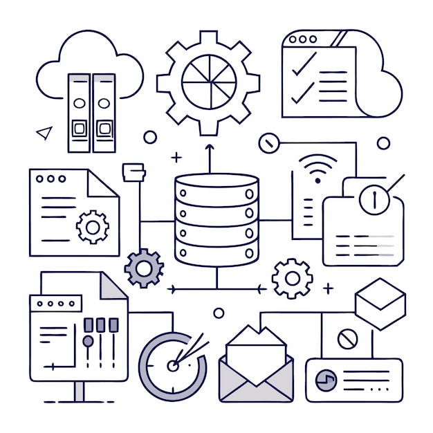 cloud based data storage system with server computer and network connection