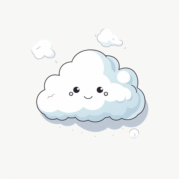 Cloud cartoon vector