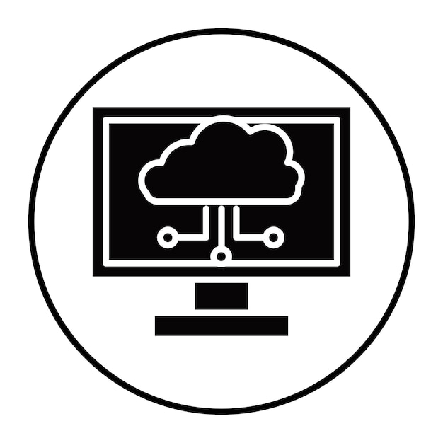 クラウドコンピューティングのアイコン