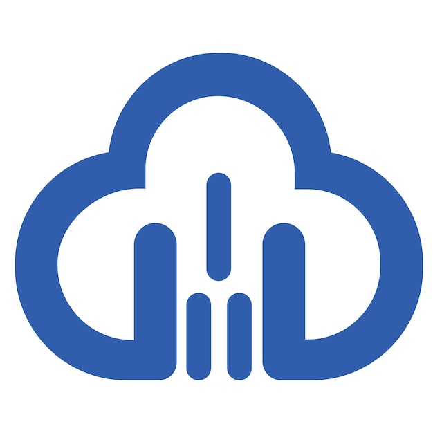 Vettore il cloud computing icon