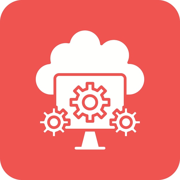 Cloud Computing icoon vector afbeelding Kan worden gebruikt voor Cloud Computing