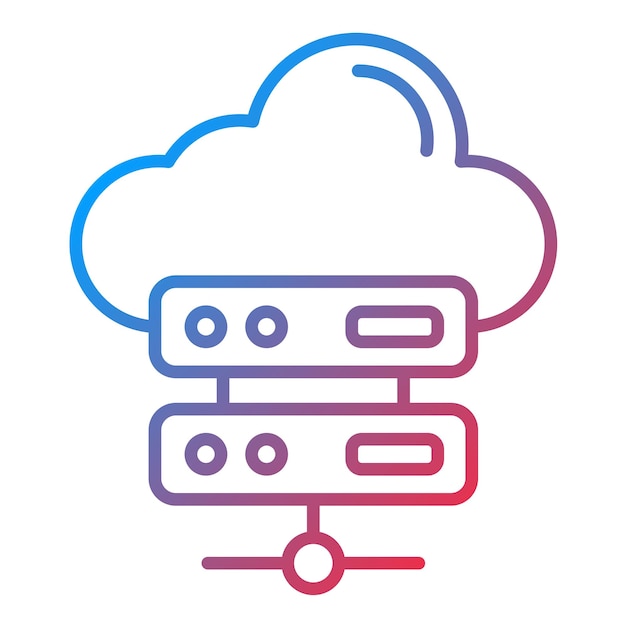 Cloud computing icoon vector afbeelding Kan worden gebruikt voor Data Analytics