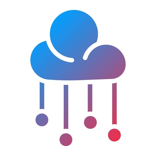 Cloud Computing icoon vector afbeelding Kan worden gebruikt voor Remote Working