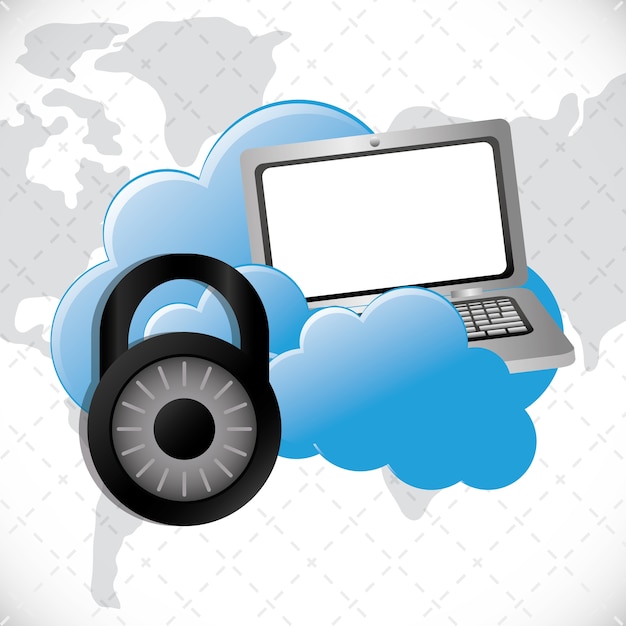 Cloud computing lucchetto web hosting design