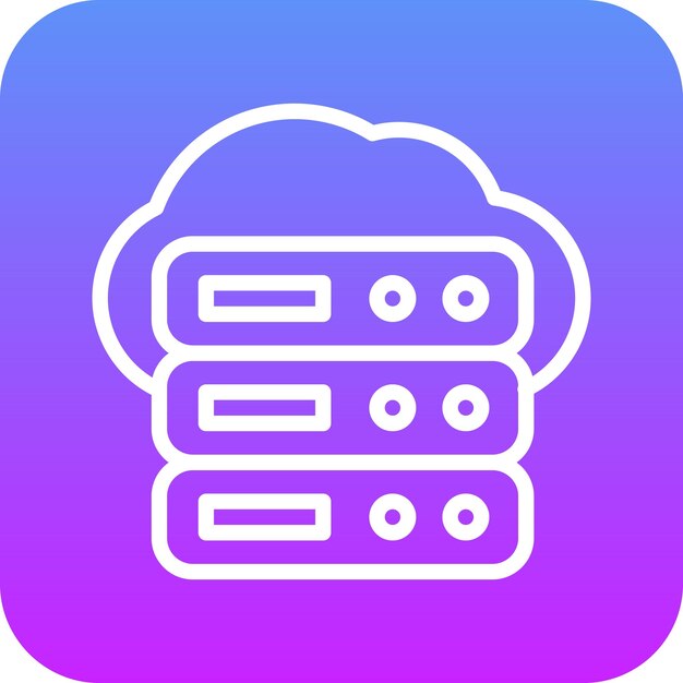 Cloud computing vector icoon illustratie van SEO en SEM icoon set