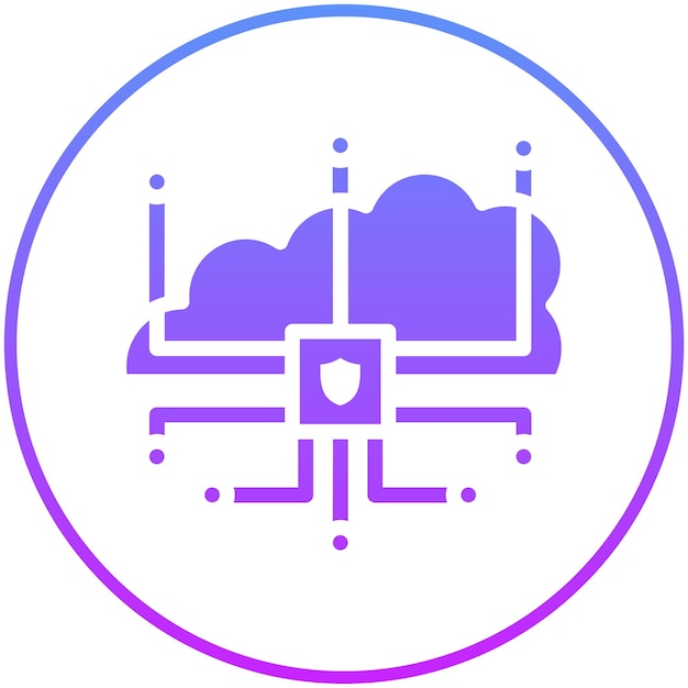 Cloud computing vector icoontje illustratie van Seo en Web icoonset