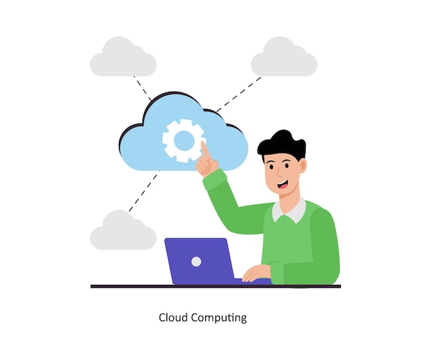 Cloud Computing Vector illustration EPS 10 file