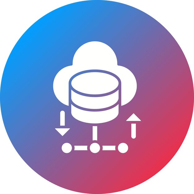 Cloud Data icon vector image Can be used for GDPR