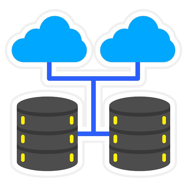 Cloud Database Icon