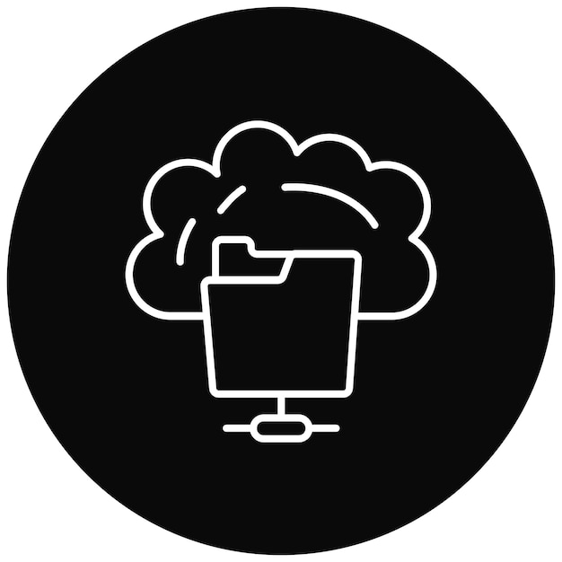 Cloud Drive icon vector image Can be used for Web Hosting