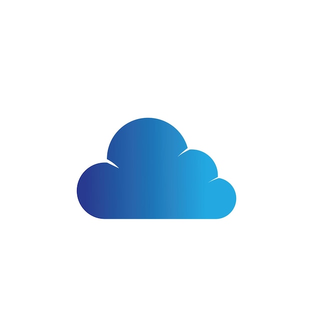 Cloud en zon gegevens logo en symbolen pictogrammen