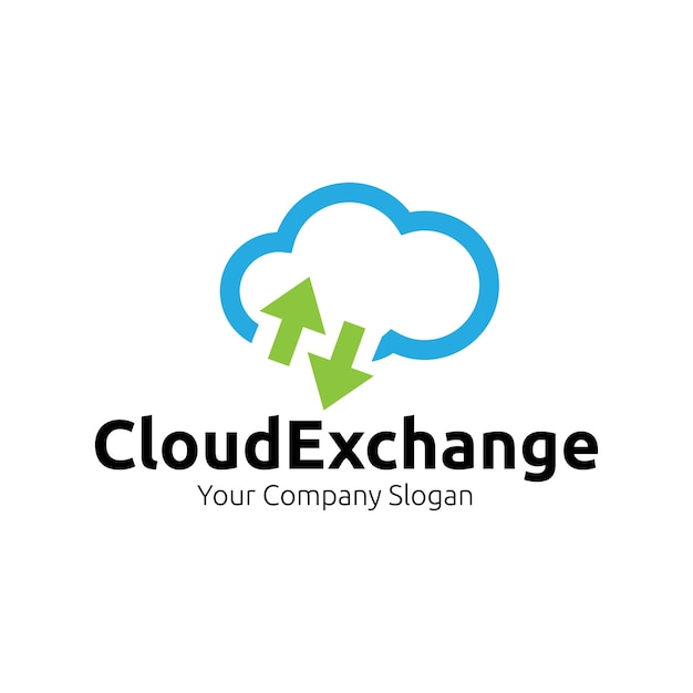 Cloud Exchange Creatief logoontwerp