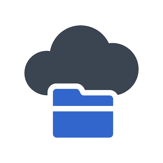 Cloud folder icon