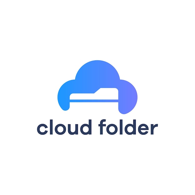 CLOUD FOLDER LOGO DESIGN