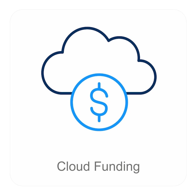 클라우드 딩 (Cloud Funding) 과 드 아이콘 (Fund Icon)