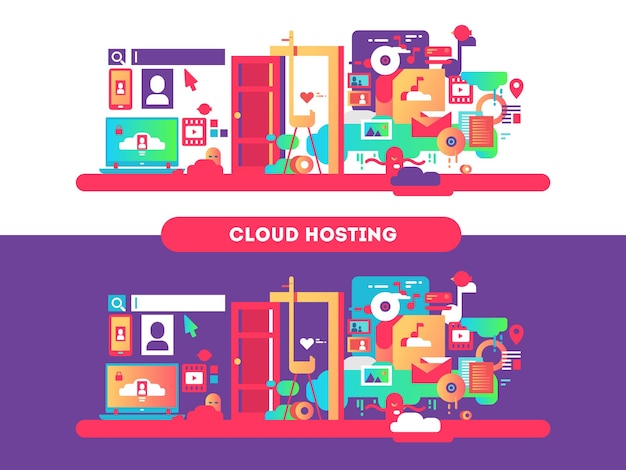 Cloud hosting design