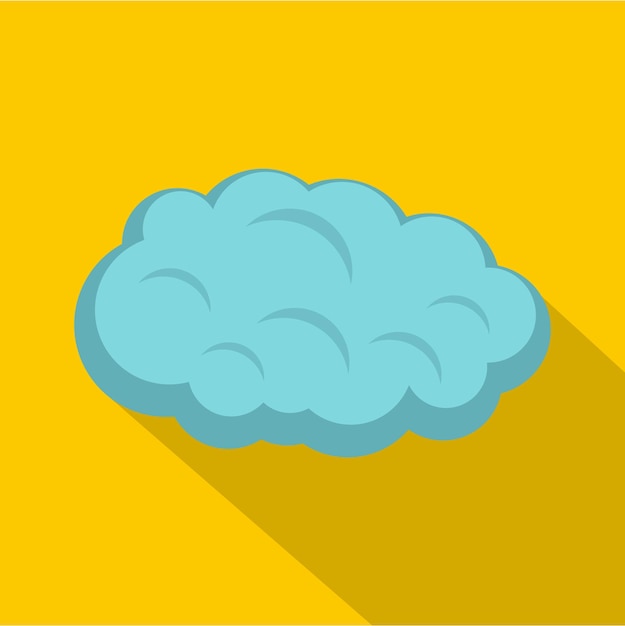 Cloud icon flat illustration of cloud vector icon for web