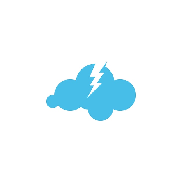 Cloud icon logo illustration design template