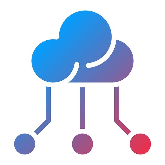 Cloud icon vector afbeelding Kan worden gebruikt voor Data Science