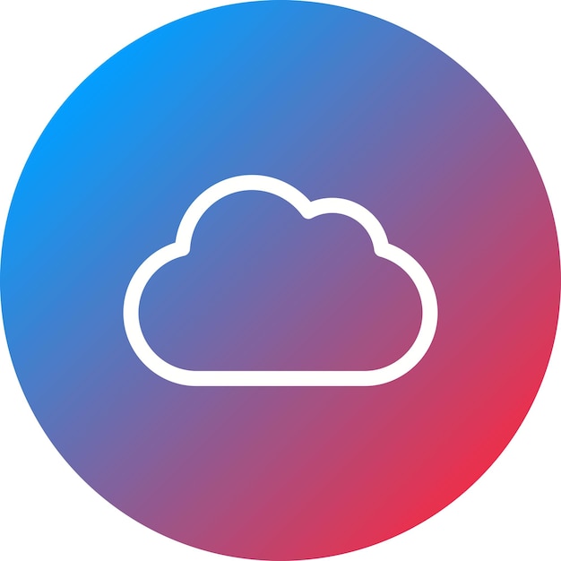 Cloud icon vector image Can be used for UI