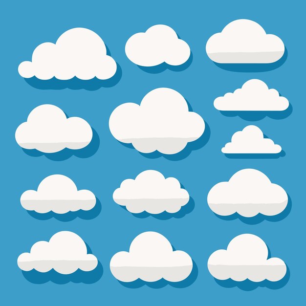 Cloud illustrations collection