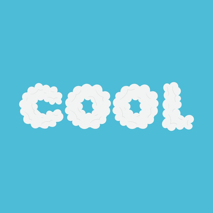 Vector cloud letter