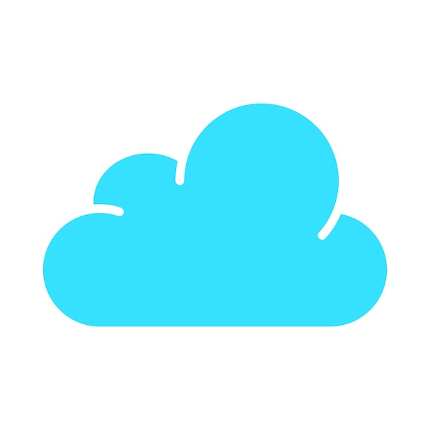 Cloud line icon Cloud sky rain steam sun water weather air Vector colored icon on a white background for business