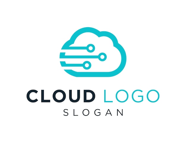 Дизайн логотипа Cloud был создан с помощью приложения Corel Draw 2018 с белым фоном.