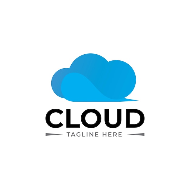 cloud logo icon vector template