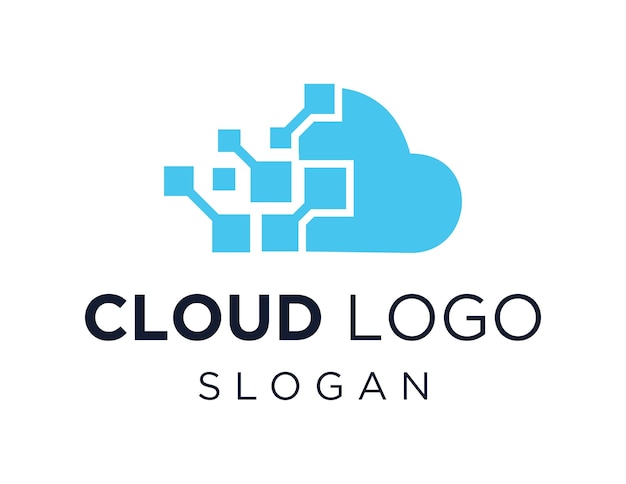 Cloud logo ontwerp