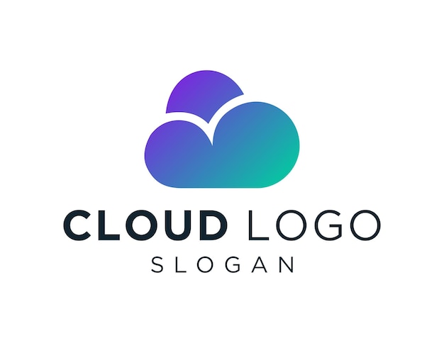 Cloud logo ontwerp