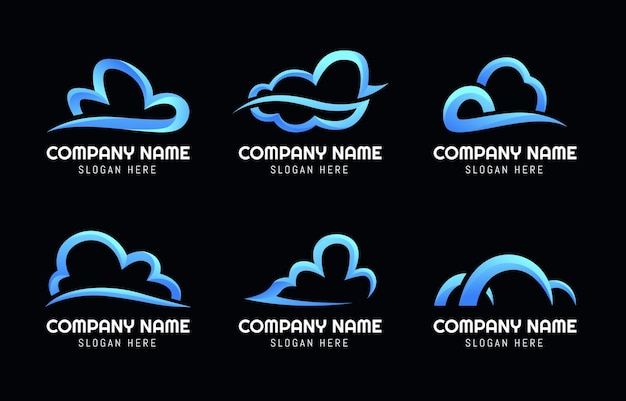 Cloud Logo Set-collectie