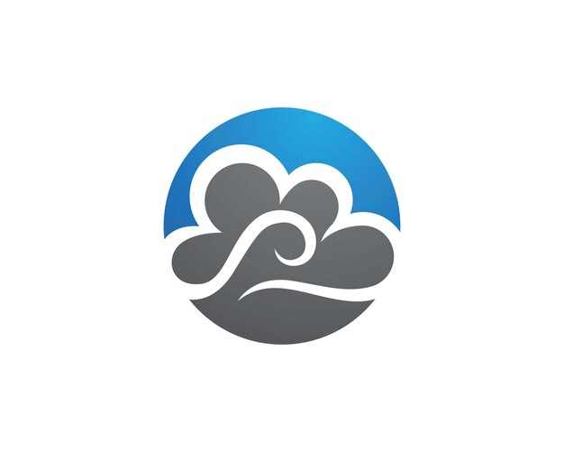 cloud logo template
